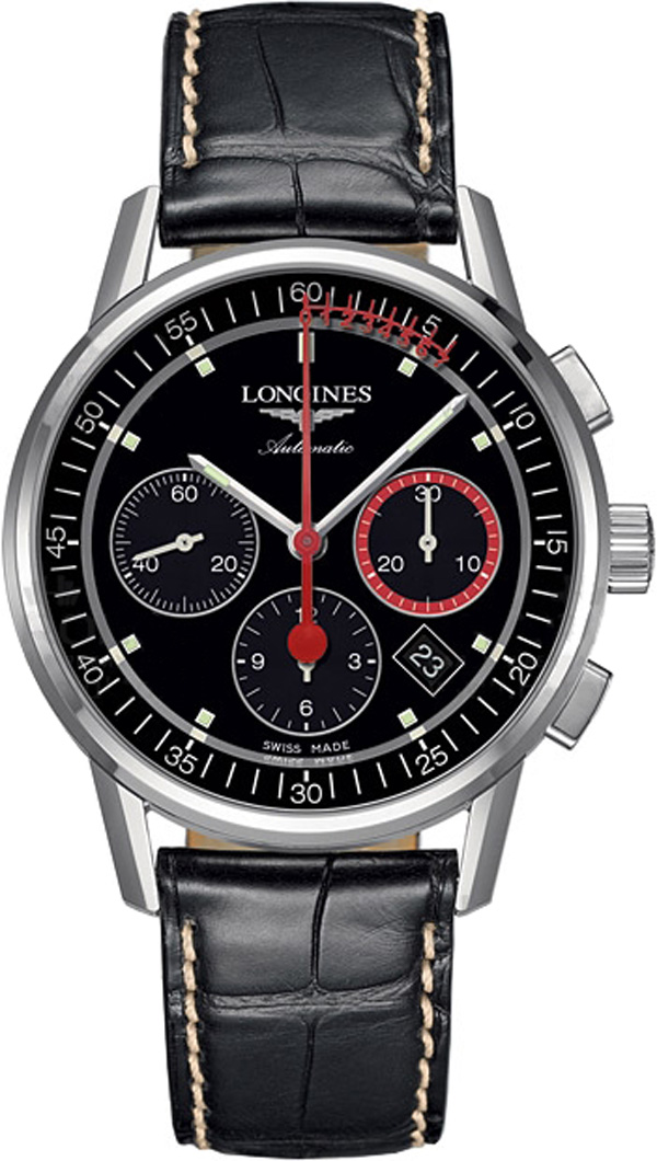 The Longines Column-Wheel Record Men's Watch Automatic L4.754.4.52.4