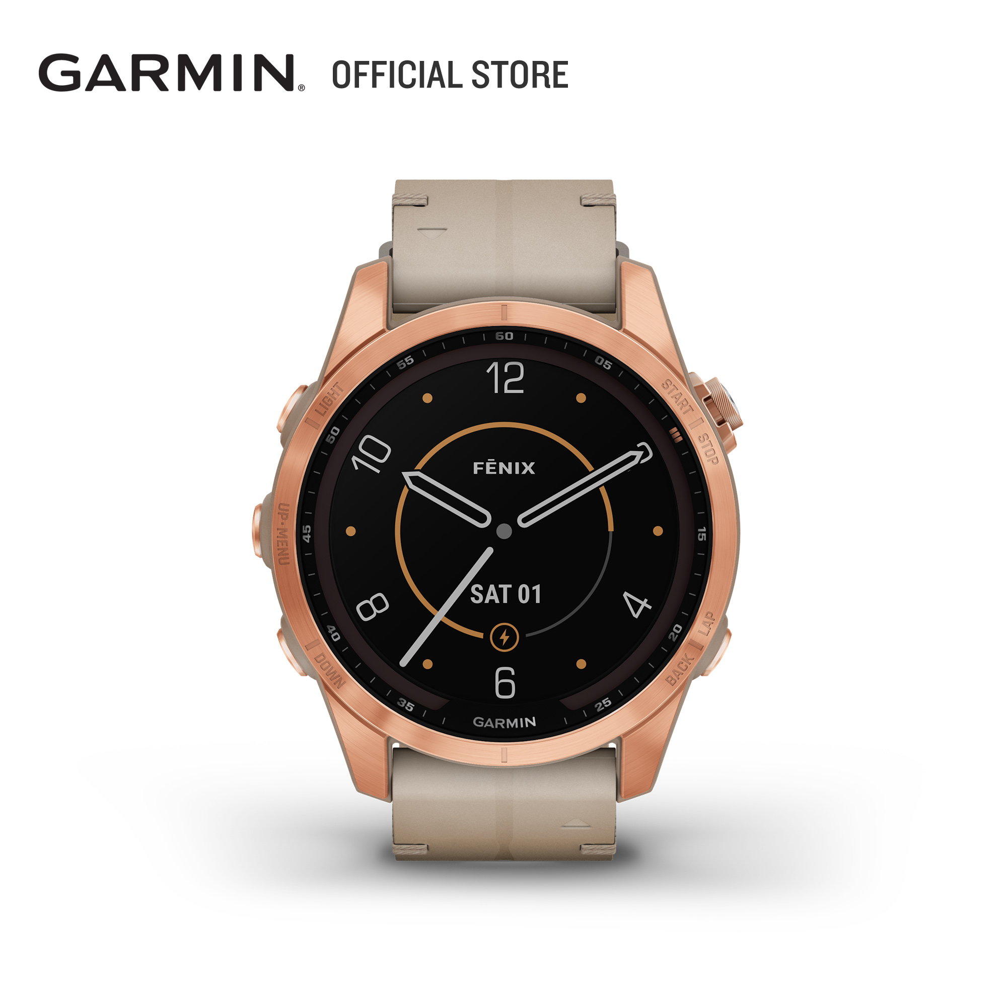 Garmin Fenix 7S Sapphire Solar Multi-band GPS Watch (42mm)